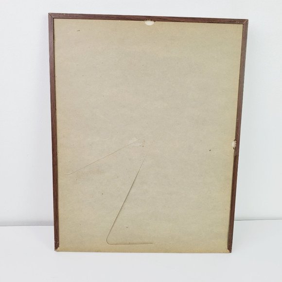 Vintage 1970's Nursery Art Lot Framed Big Animal Elephant & Tiger Kitty - Picture 11 of 13